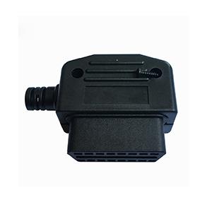 OBD2 Female Connector 16pin 90 Degree Right Angle J1962m Plug With Enclosure With Screw