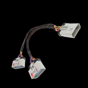 Rp-122614pin male to female to truck eld open end Y CABLE
