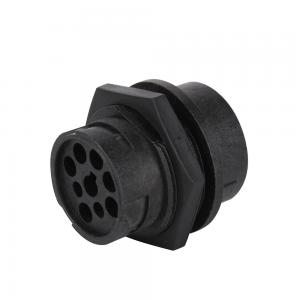 J1939 9Pin Type1 Female Black With Screw Thread Connector J1939 Head Type1 9 Pin Deutsch Connector For Manufacture 9-Pin J1939 