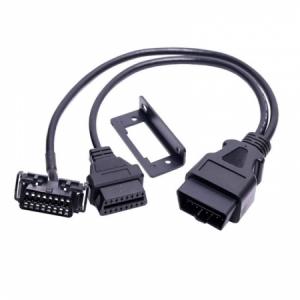 OBD2 Y Cable Adapter For HondaUniversal Snap In OBDII