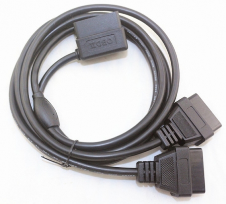 OBD2 Y Cable, RA J1962M To 2-J1962F, Y-Cable, 0.5m