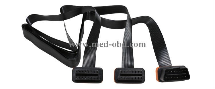 OBD2 Flat Splitter Y Cable 1m