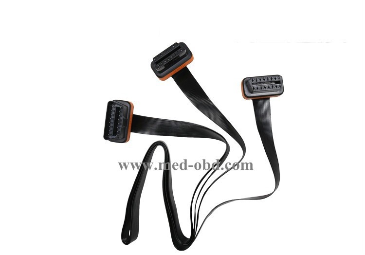 OBD2 Flat Splitter Y Cable 1m