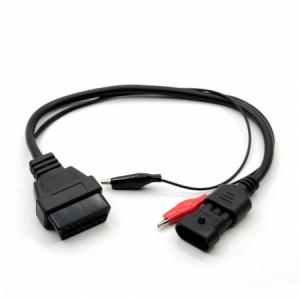 Obd Cable For Fiat 3 Pin Alfa Lancia To 16 Pin OBDII OBD 2 Obd-II Connector Adapter Auto Car Cable