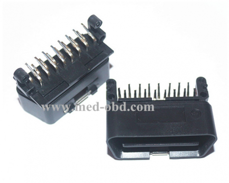 OBD2 Plug With Right Angle Pin 16pin obd2 plug 