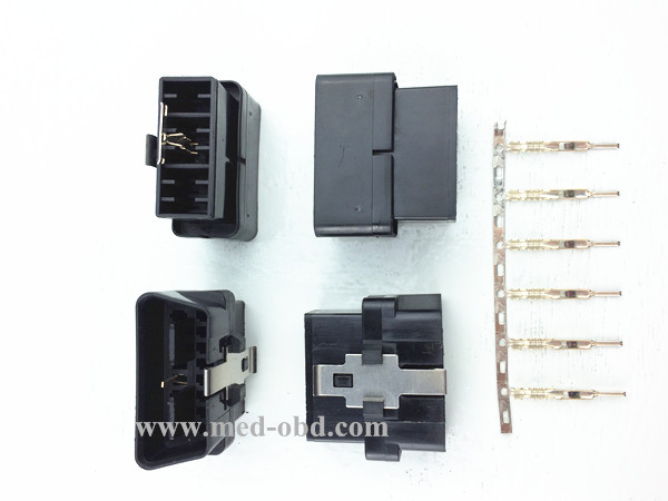 Assembled OBD2 Male Connector 16pin