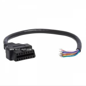 Cable, J1962F To Open End 1 Ft, Obd2 Female To Open End