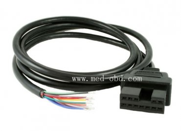 OBD2 Interface , Mitsubishi 12pin To Open End, 5ft