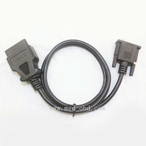 Male OBD II To DB9 Male , J1962m To DB9m Cable 1m