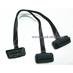 Flat OBD2 Spitter Y Cable