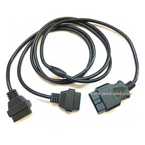 OBD2 Y CABLE, J1962M To 2 J1962F Y Cable ,5FT/1.5M