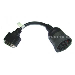 OBD2 Interface Truck J1939 9pin To DB15 Male Cable