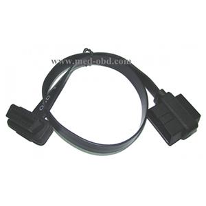 OBD2 Pass-Through J1962m/F To J1962f Flat Cable 0.5m