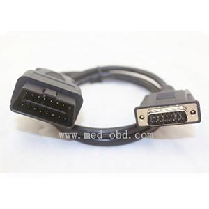 OBD2 Male To DB15 Male Cable 1.5m