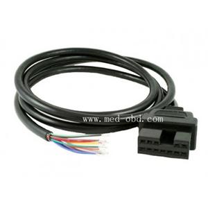 OBD2 Interface , Mitsubishi 12pin To Open End, 5ft