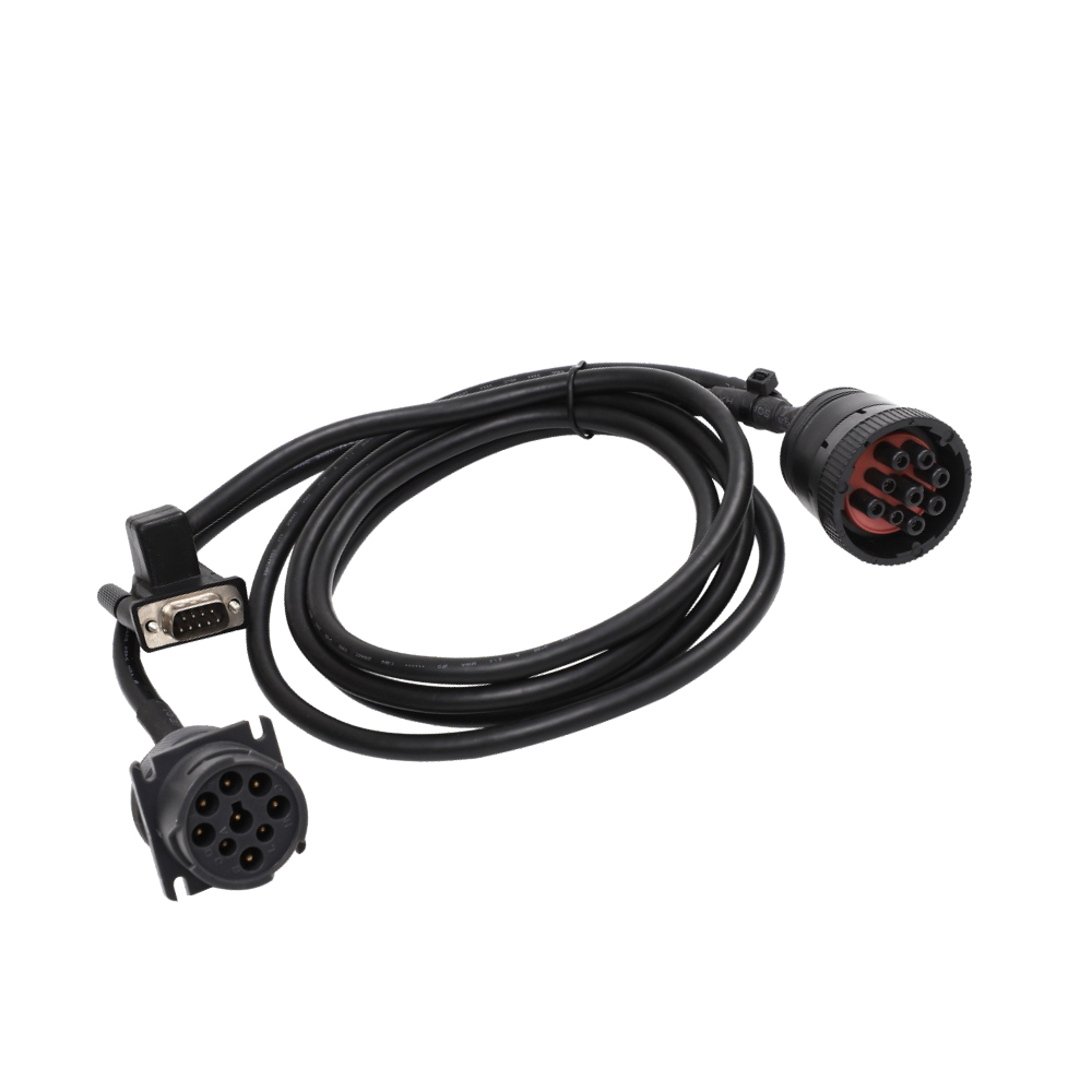PIN TYPE1 MALE TO 9P TYPE1 FEMALE BLACK WITH D-SUB 15PIN MALE splittet y j1939 deutsch splitter cable For Teleinformation proce