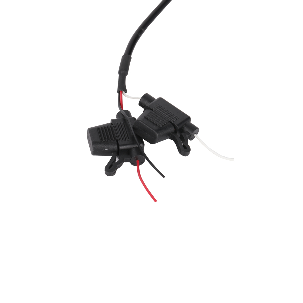 9PIN TYPE1 MALE TO 9P TYPE1 FEMALE BLACK WITH FUSH j1939 9 pin splitter y cable For Teleinformation processing fleet management