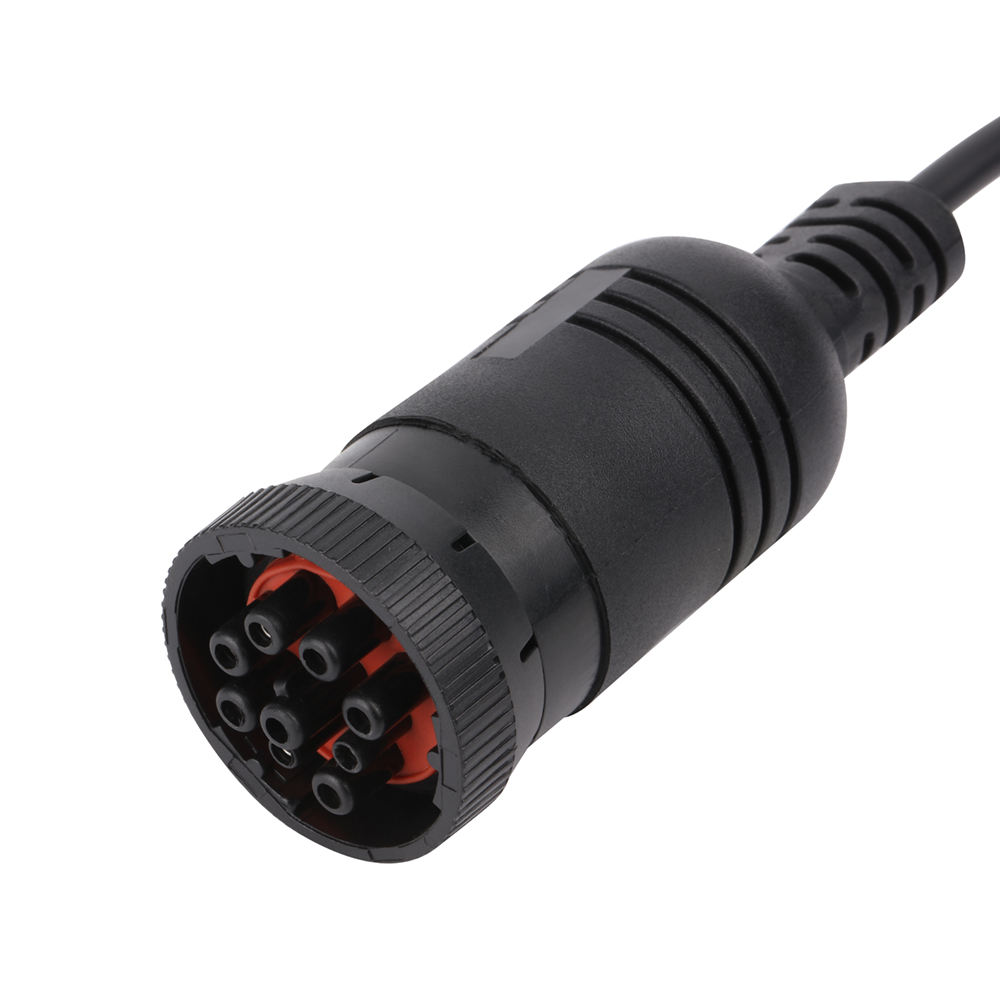 wholesale 9 pin sae j1708 j1939 adapter cable to flat obd