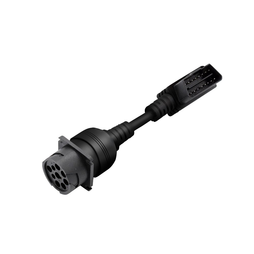 Black durability J 1708 cable 9 pin to 6 pin 5m ohm sensitive insulation resistance