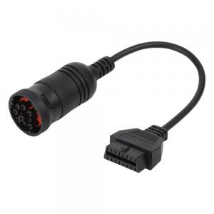 16Pin Female To J1939 9P Male J1939 ConnectorTo OBD2 Cable For Transport Equipment ByTelematics, Fleet Management Or Truck