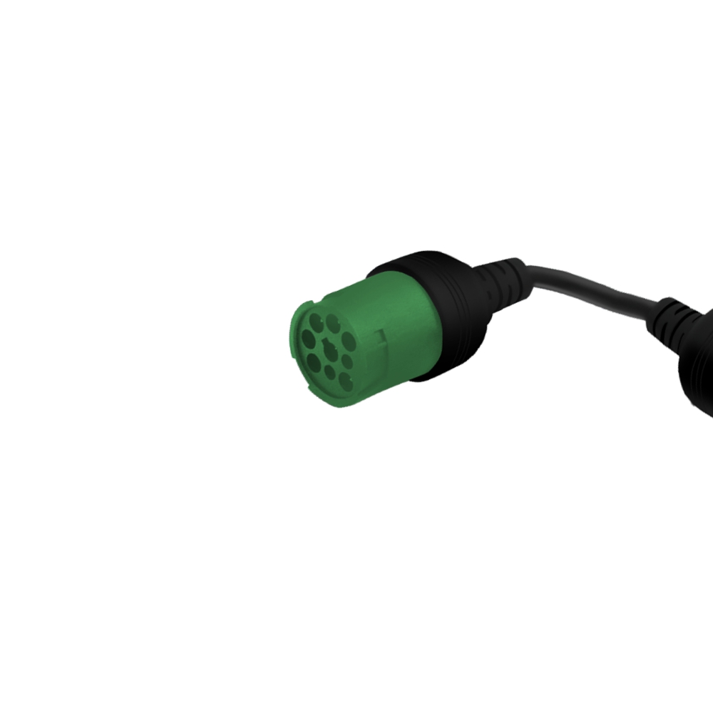 Green 6 pin J 1708 male to j 1708 6 pin male cable