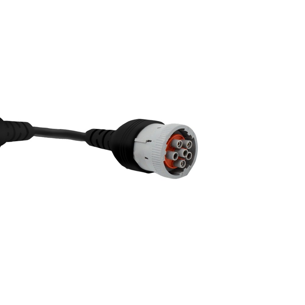 Type 1 Black J 1708 cable female to male, rugged and durable