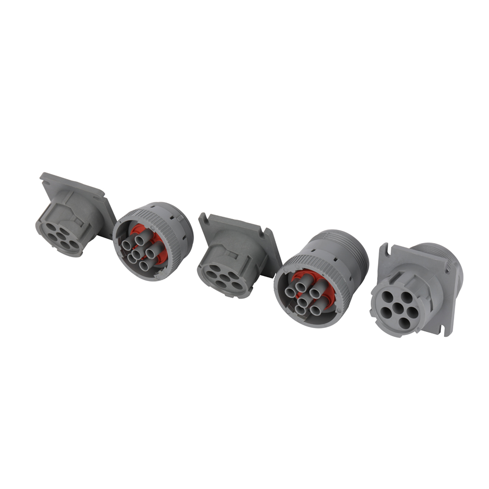 J1708 6Pin Male Gray Ultra Short Connector Truck J1708 Conector