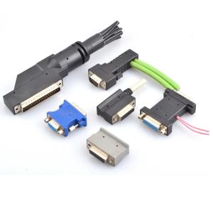 waterproof D-sub 9PIN RS232 connector for computer harness