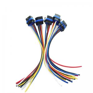 customized 5 pin 40A relay socket wiring harness cable assembly customized automobile car wire harness
