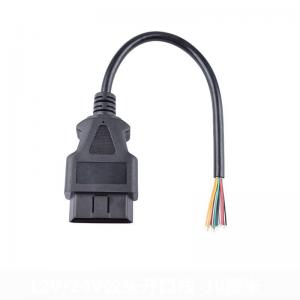 30cm 16pin male connector open OBD2 cable