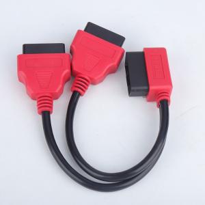 OBD2 elbow 1 to 2 adapter extension cable OBD extension line 12v 16 pin core wire splitter for automobile