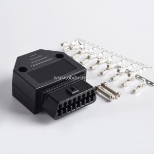 Automotive OBD2 16Pin Female Connector OBD Plug + Shell + Terminals + Screws
