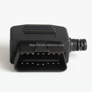 Automotive male connector OBD2 connector plug shell wire card screw OBD plug J1962M