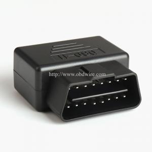 Automotive OBD2 Male Connector OBD Plug Assembly Housing Hole-less Snap Fastener Screw-less
